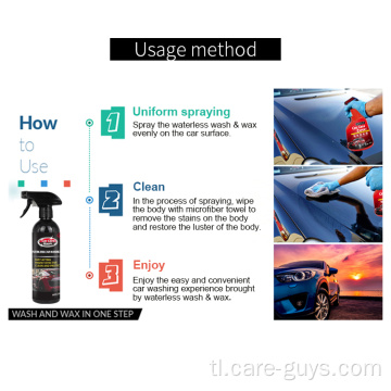 Waterless Wash &amp; Wax Car Cleaning Product